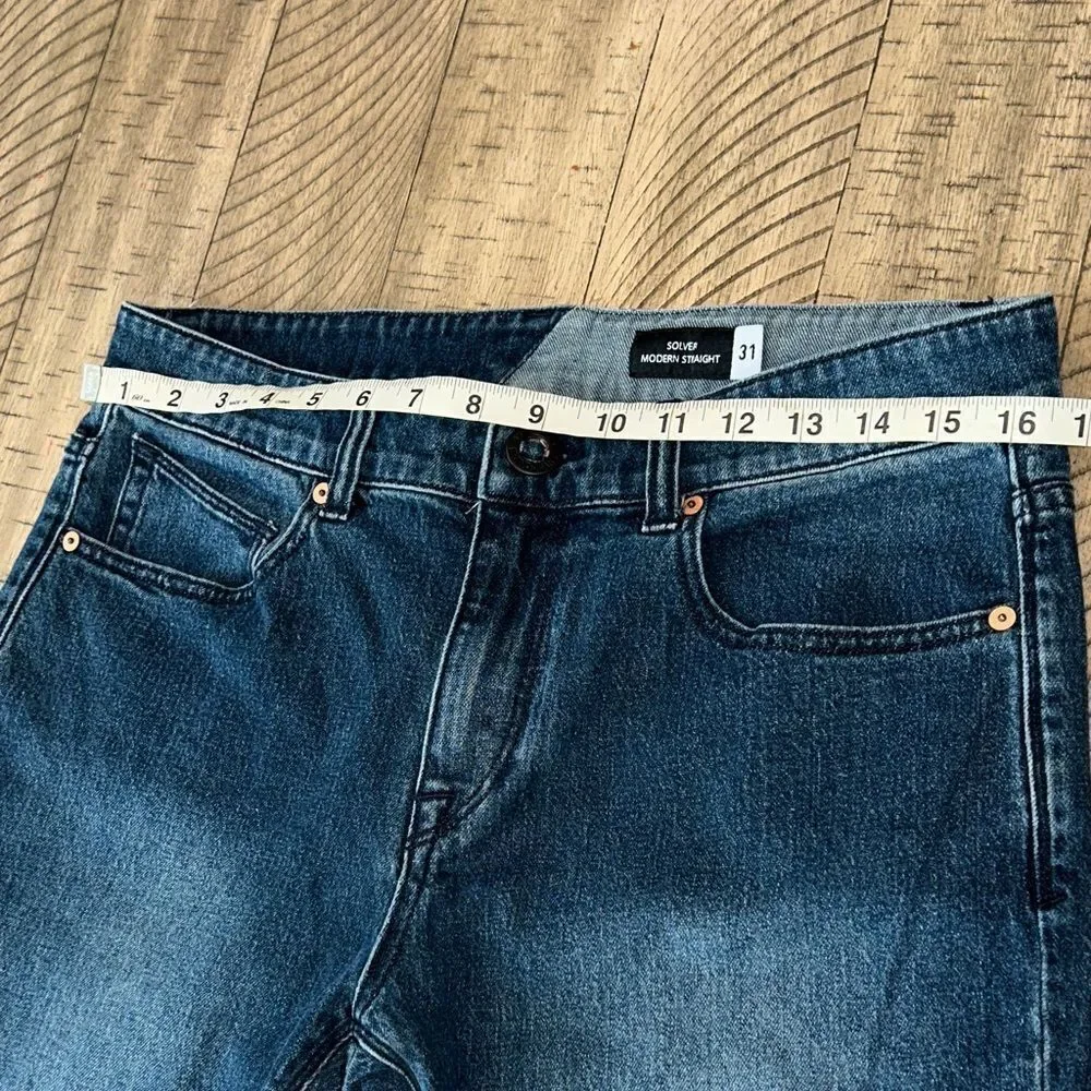 Volcom Men's Dark Blue Straight Jeans